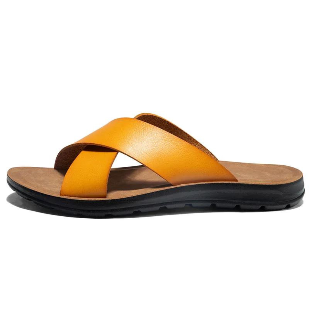 Odyssey Leather Crossover Sandal