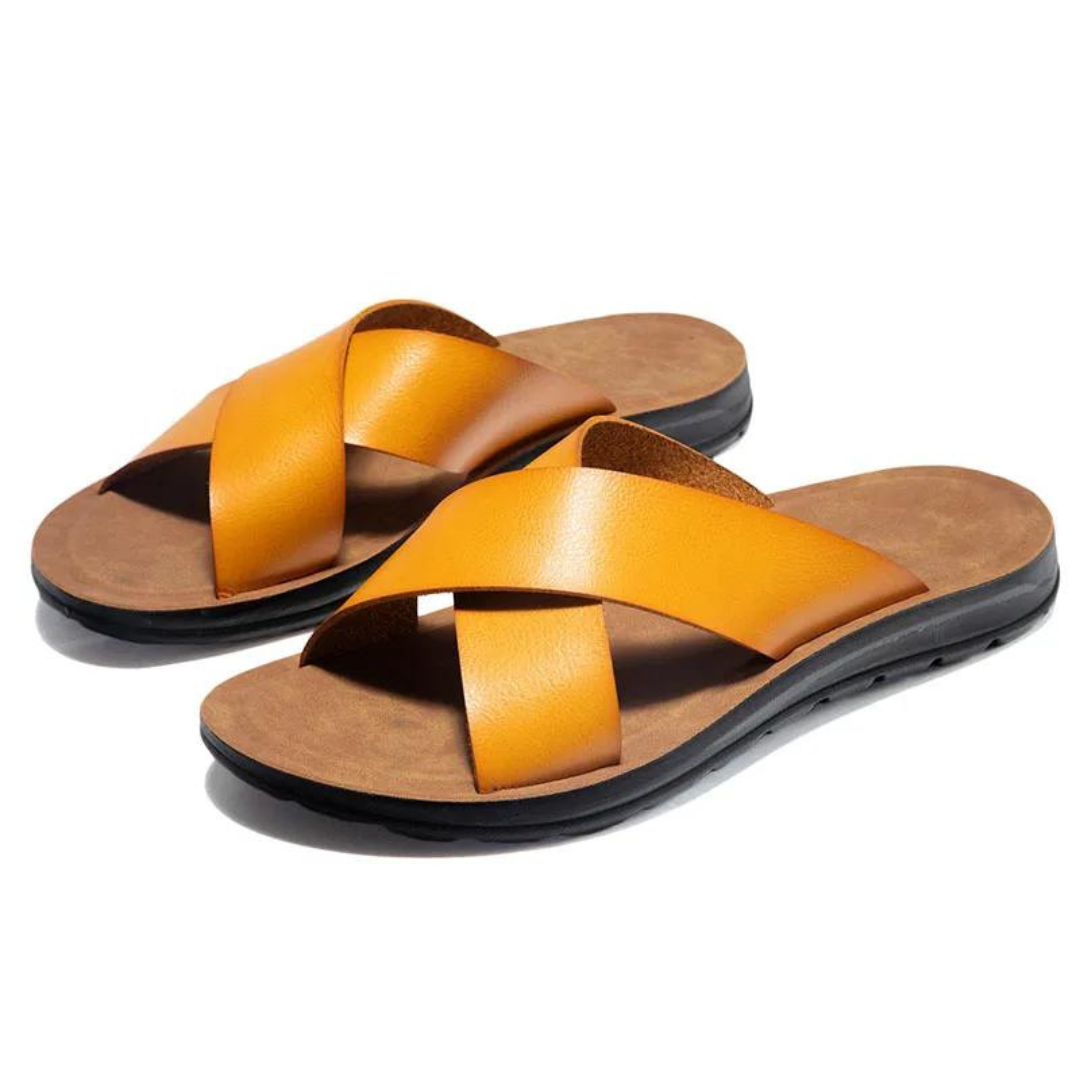 Odyssey Leather Crossover Sandal