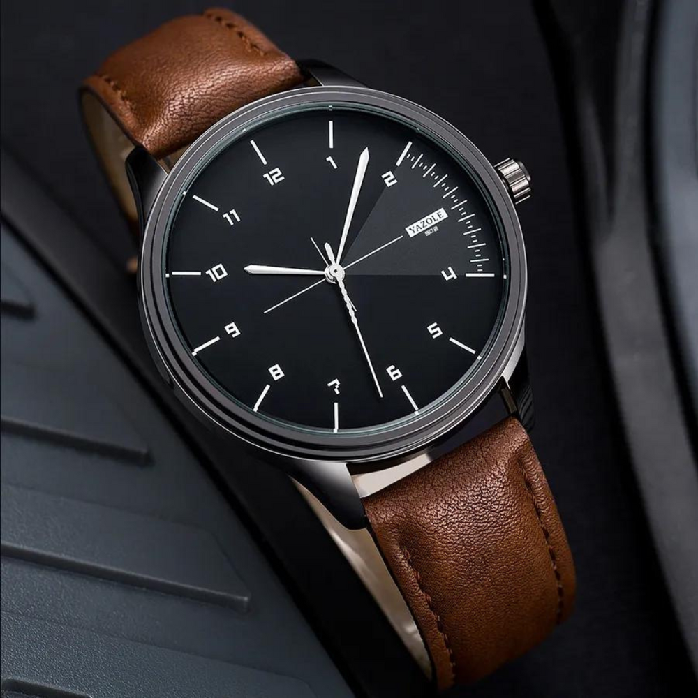 Caldwell Leather Watch