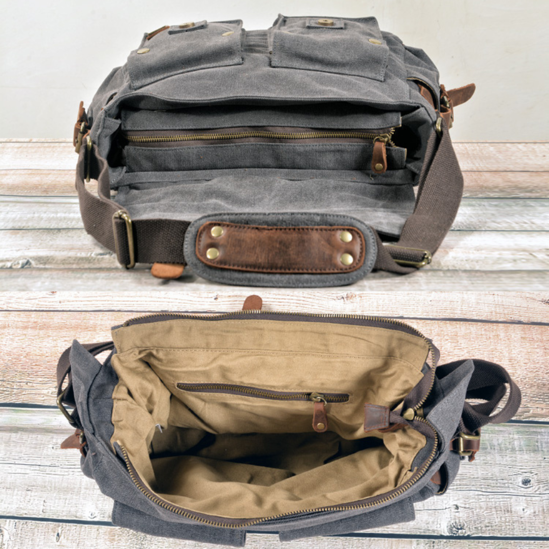 Venture Canvas Leather Bag