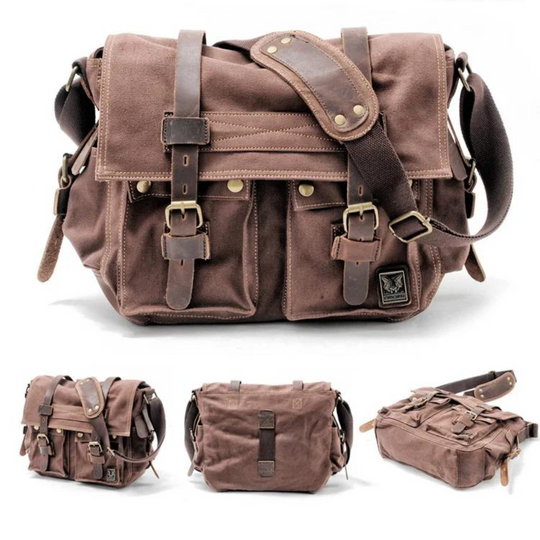 Venture Canvas Leather Bag