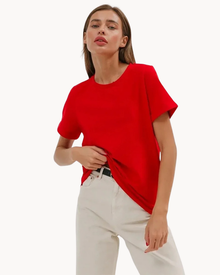 Premium Essential Cotton Tee (Classic Colors)