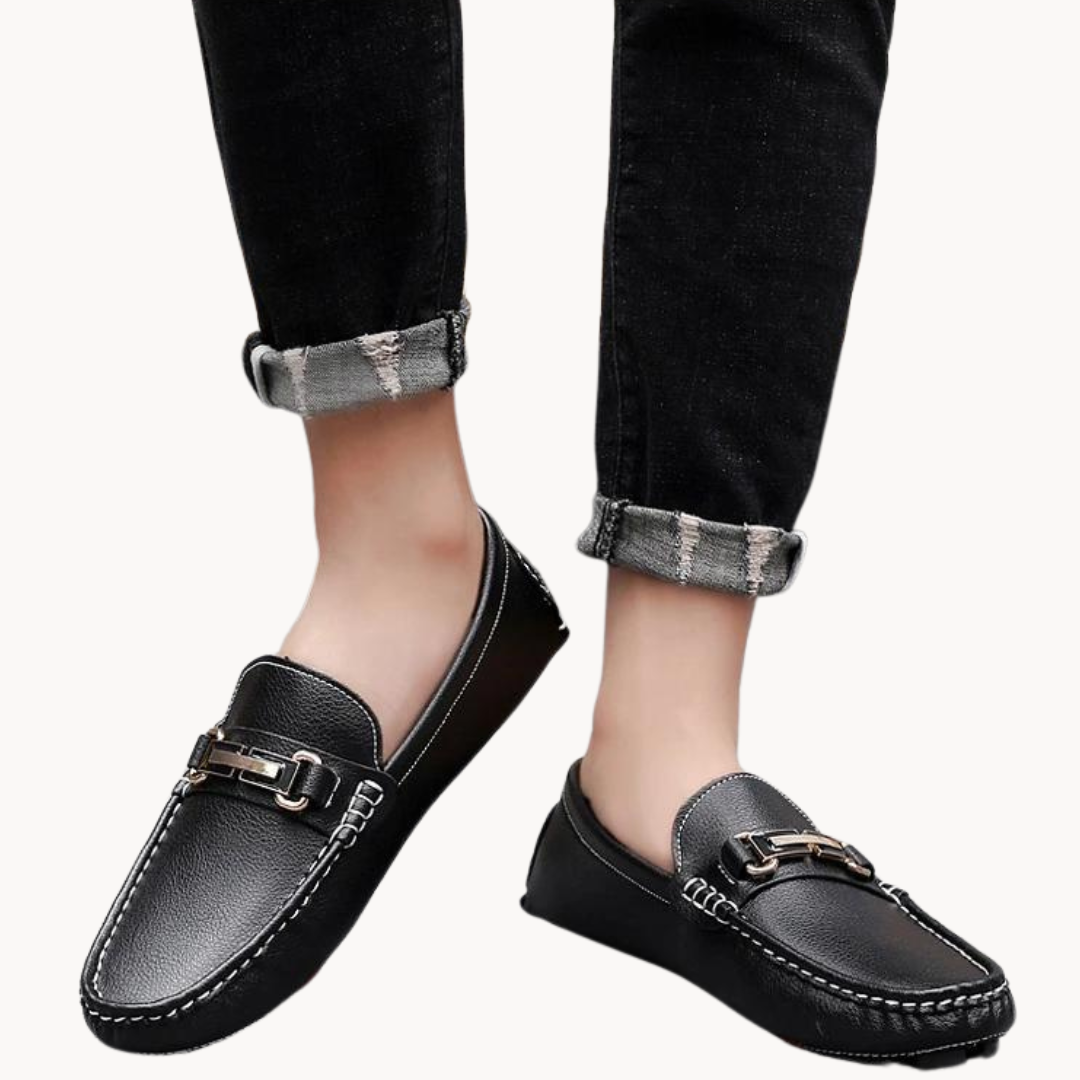 Bari Leather Moccasins