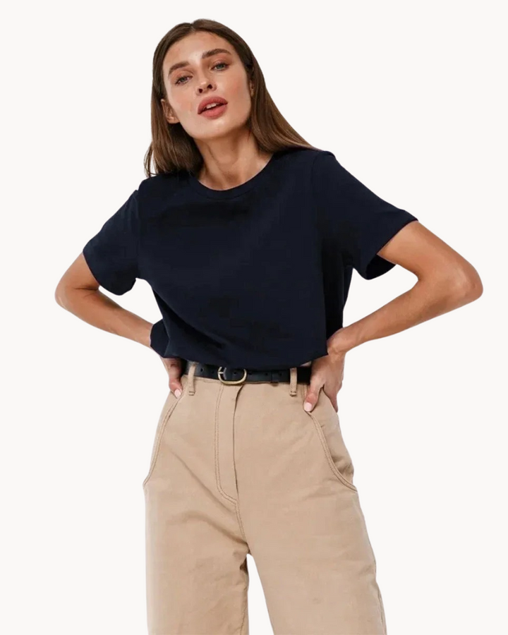 Premium Essential Cotton Tee (Classic Colors)