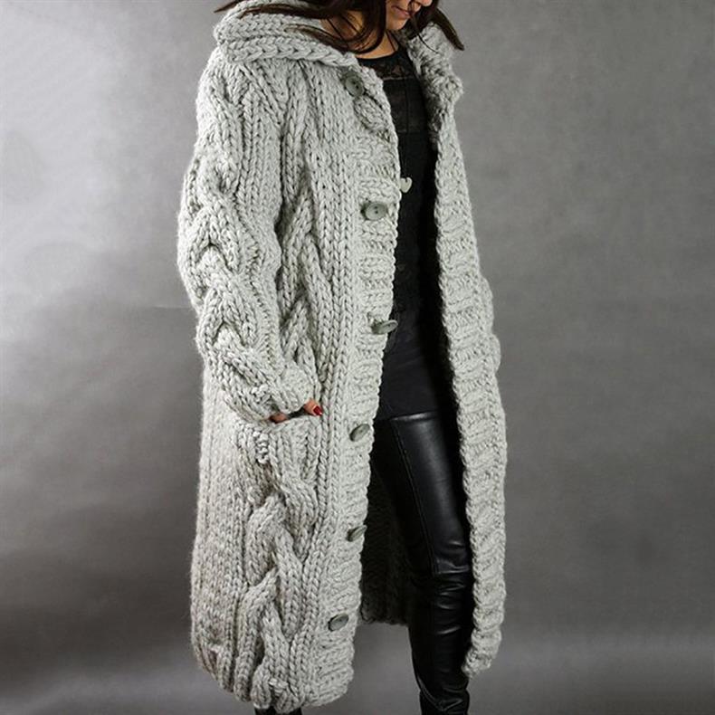Karin - Elegant Cozy Coat with Tummy Coverage