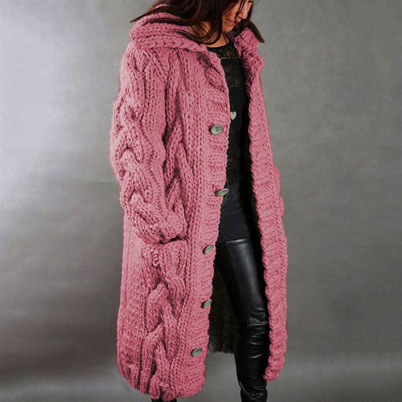Karin - Elegant Cozy Coat with Tummy Coverage