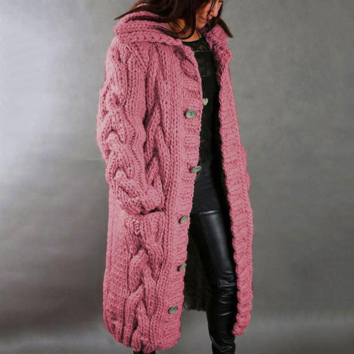Karin - Elegant Cozy Coat with Tummy Coverage
