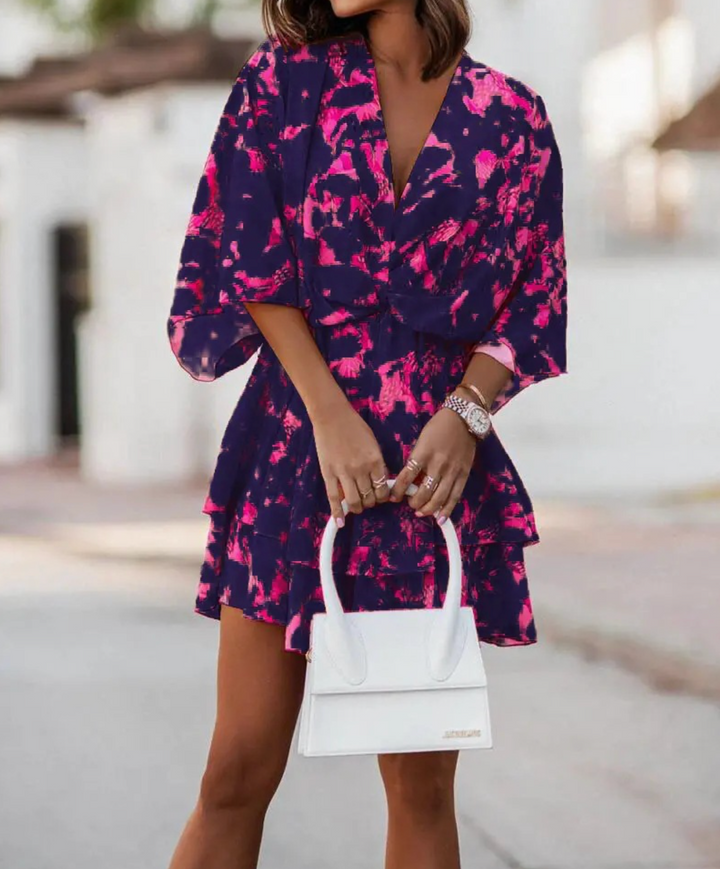 Valora - Floral Mini Dress