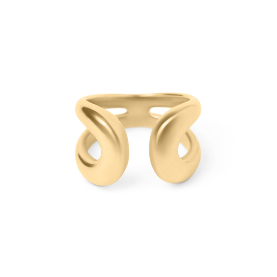 Anello Accogliente regolabile allo zafferano