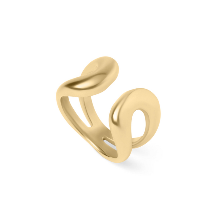 Anello Accogliente regolabile allo zafferano