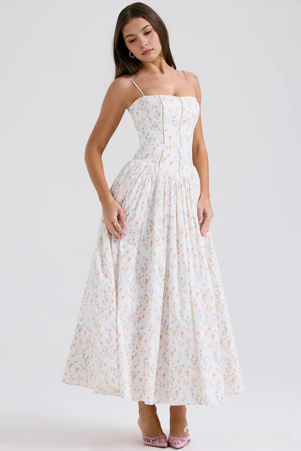 VIOLETTA - POSY MIDI DRESS