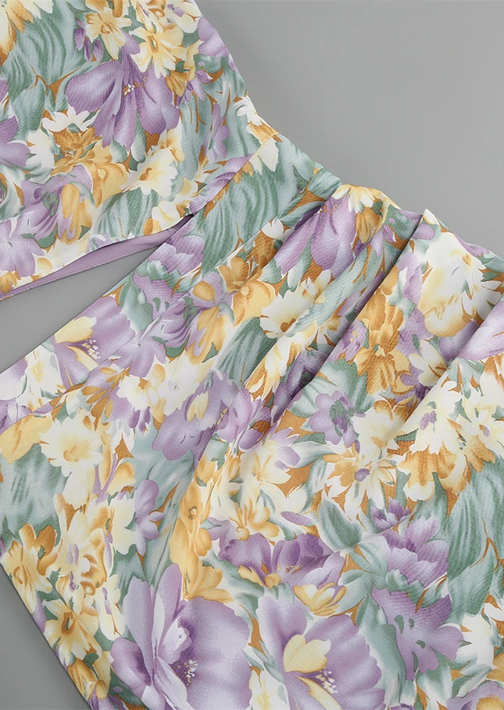 Livvy ™ | One-Sleeve Floral Dress