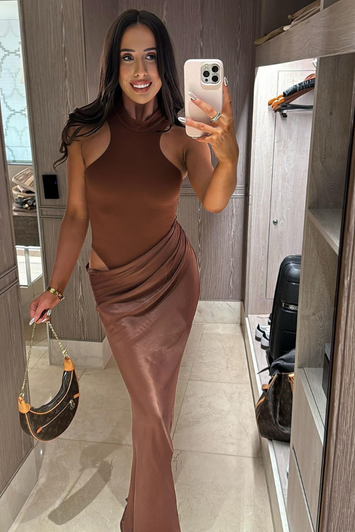 Faye | Maxi abito asimmetrico
