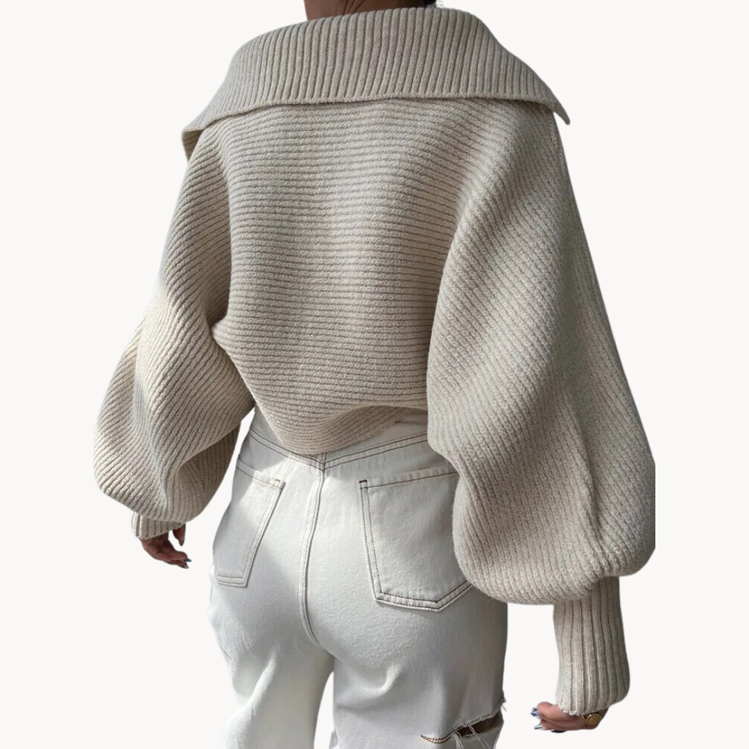 Warmth Ribbed Pullover Sweater