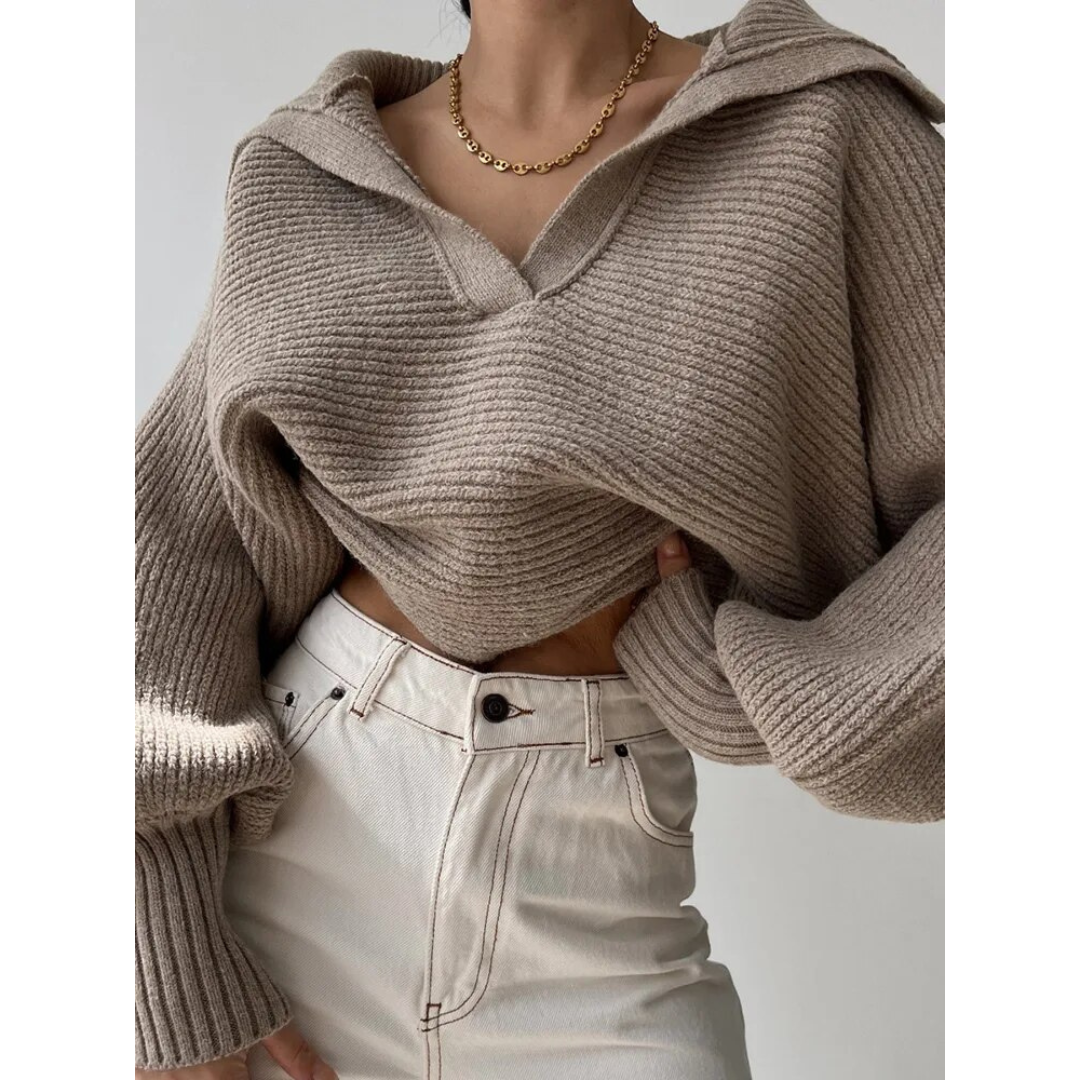 Warmth Ribbed Pullover Sweater