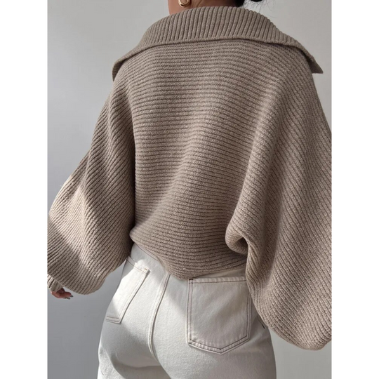 Warmth Ribbed Pullover Sweater