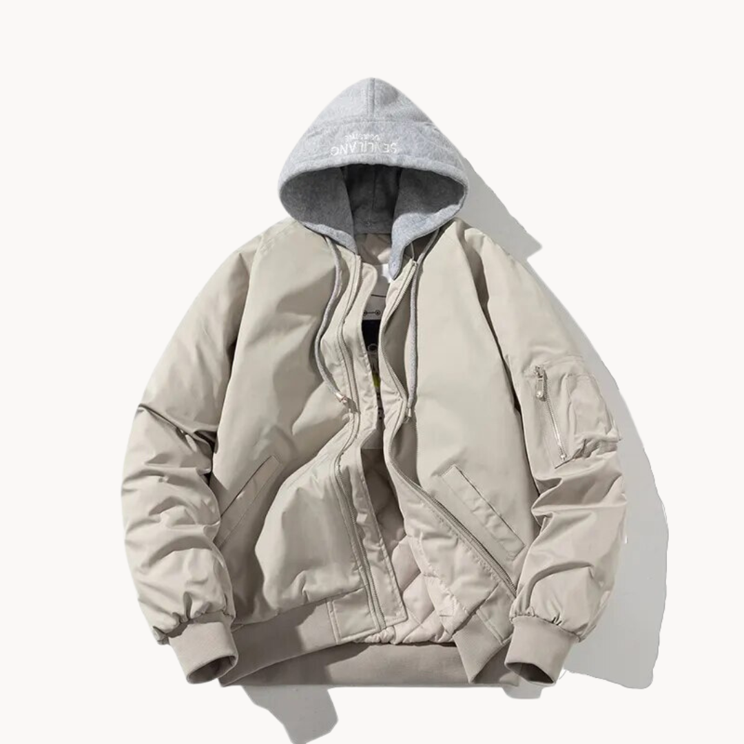 Ascend Hooded Bomber Jacket