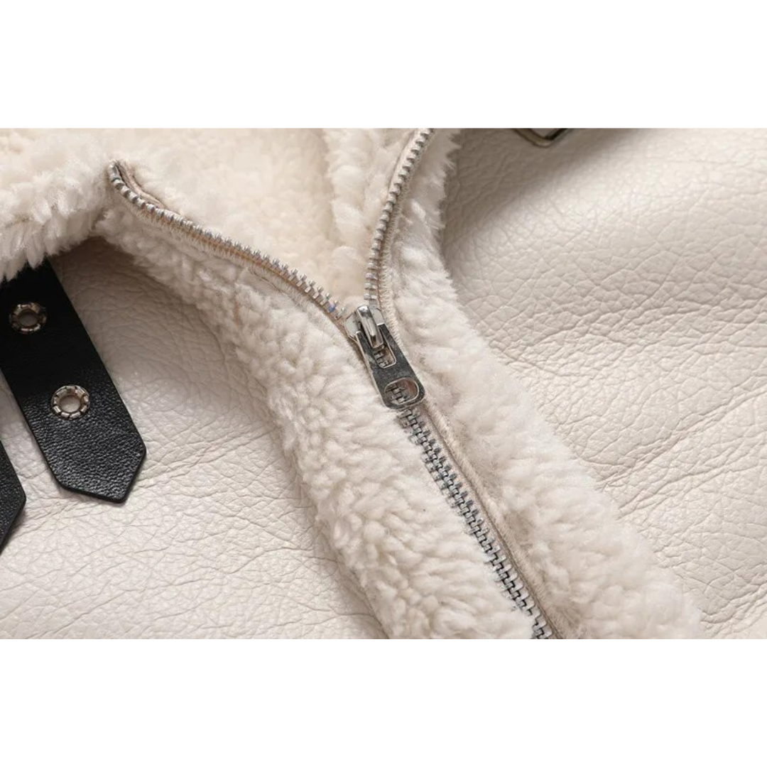 Classic Shearling Leather Jacket