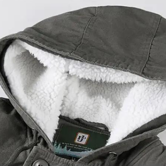 Arctic Haven Fleece Lined Hooded Jacket