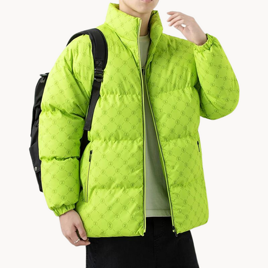 Andes Print Puffer Jacket