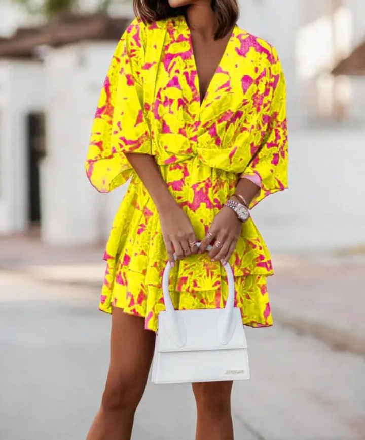 Valora - Floral Mini Dress
