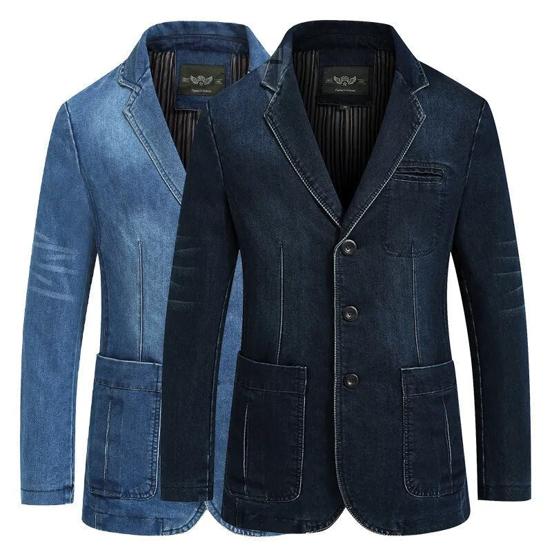 Denim Blazer Jacket