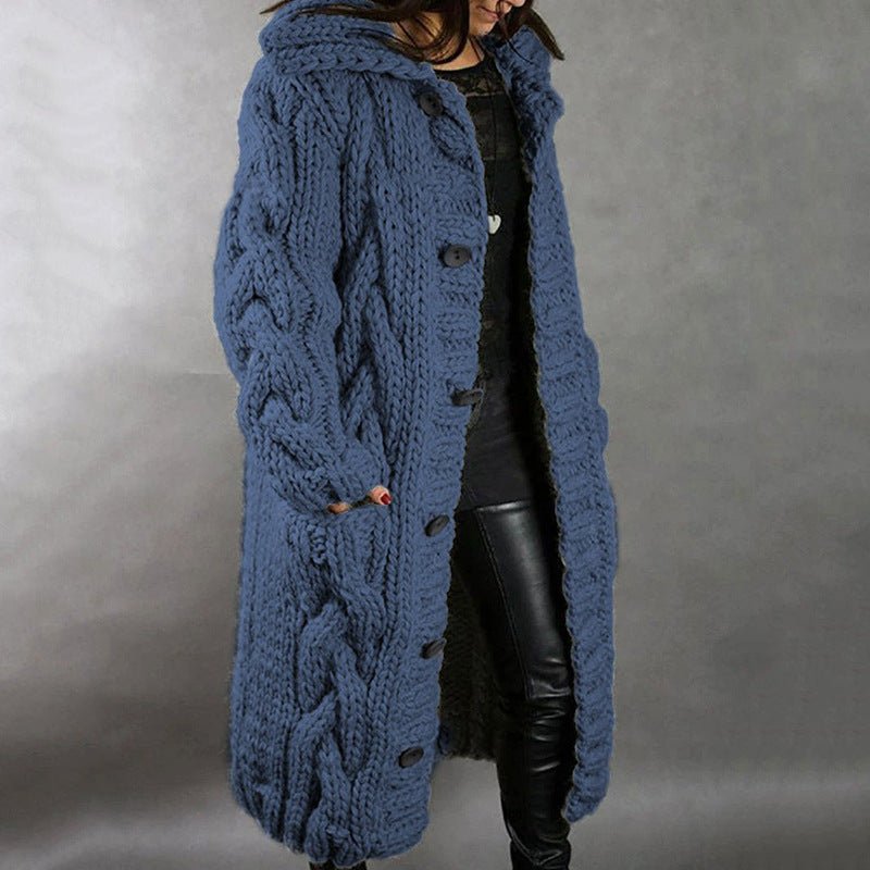 Karin - Elegant Cozy Coat with Tummy Coverage