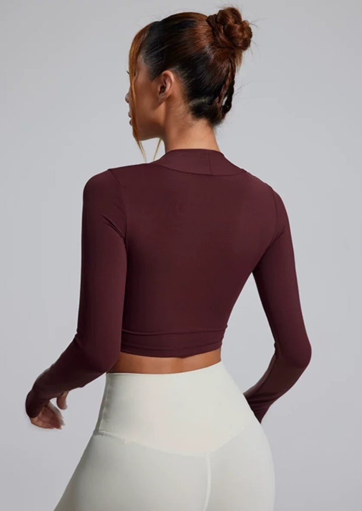 Long Sleeve T-shirt - Integrated bra - Lola
