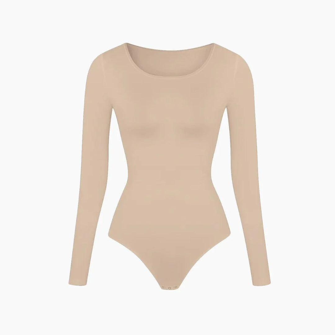 LONG SLEEVE BODYSUIT SCULPTING SHAPEWEAR