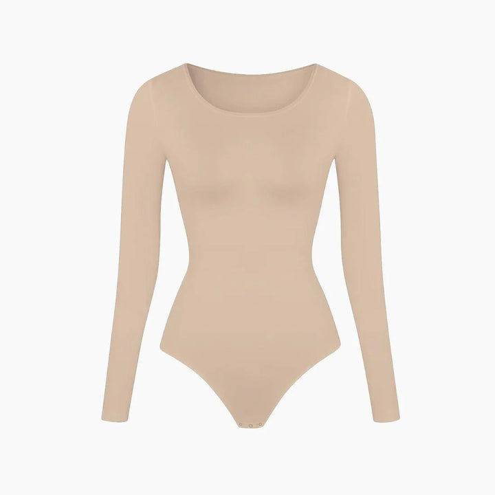 LONG SLEEVE BODYSUIT SCULPTING SHAPEWEAR