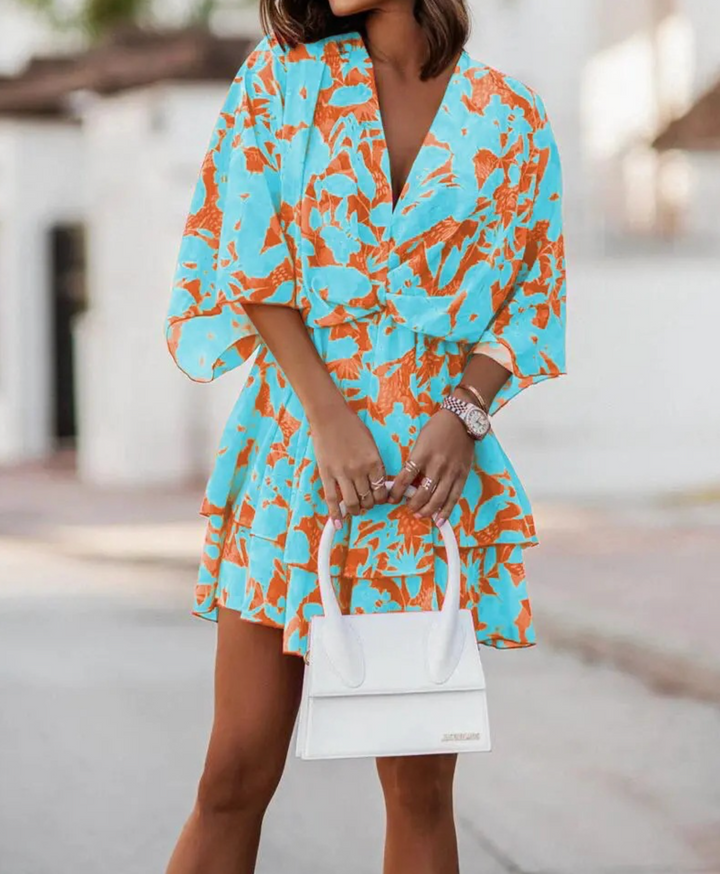 Valora - Floral Mini Dress