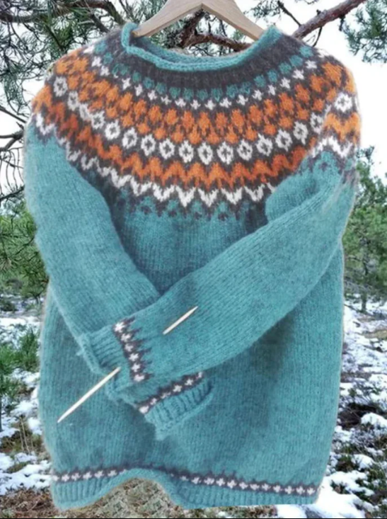 Ennie - Jacquard Sweater