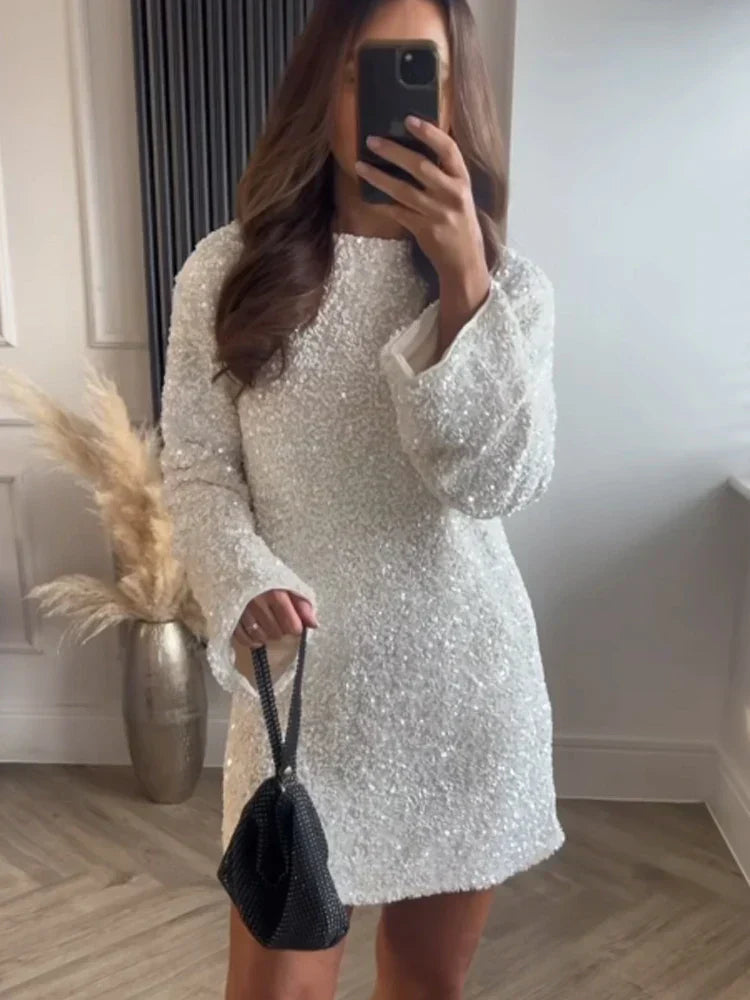 Izzy™ | Sequin Bow Dress
