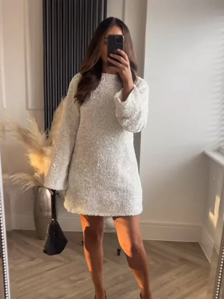 Izzy™ | Sequin Bow Dress