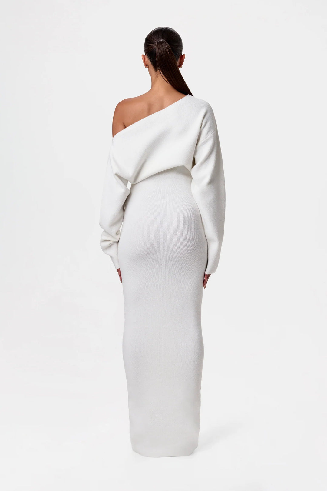 Lulu - Sweater Maxi Dress with Drop Shoulders
