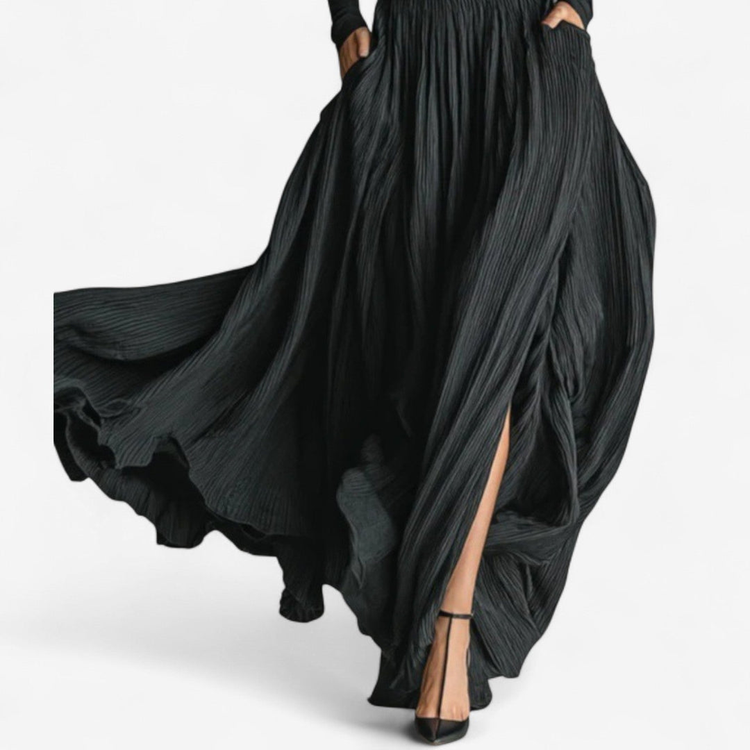 Raquel - high-waisted maxi dress