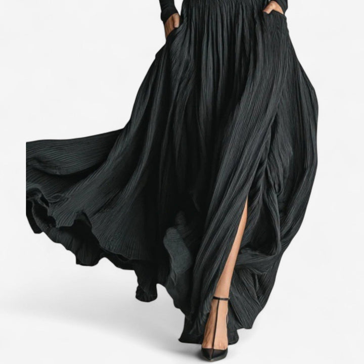 Raquel - high-waisted maxi dress