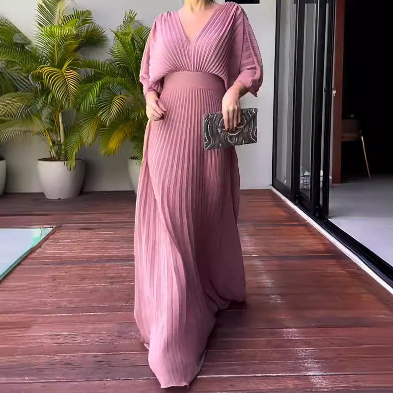 Sassa - Maxi abito con scollo a V