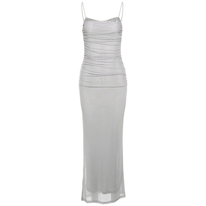 AURELIA - MAXI ABITO IN PIZZO A RETE