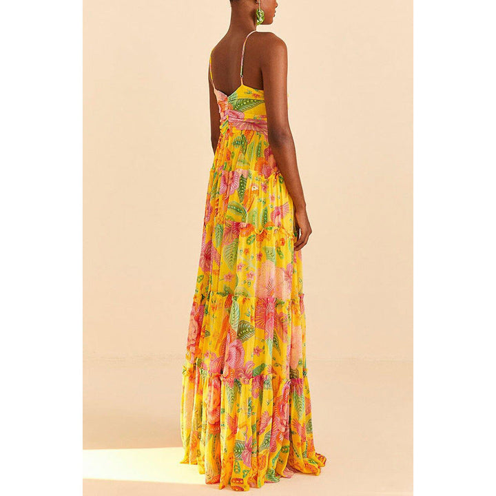 Kara ™ | Floral Print Layered Dress