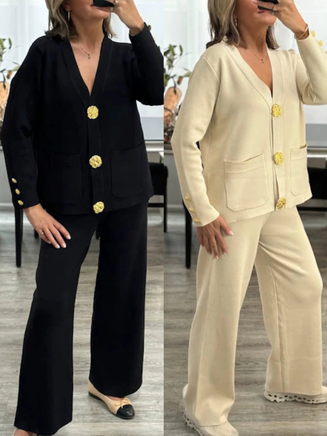 CELESTE - Luxury knit set