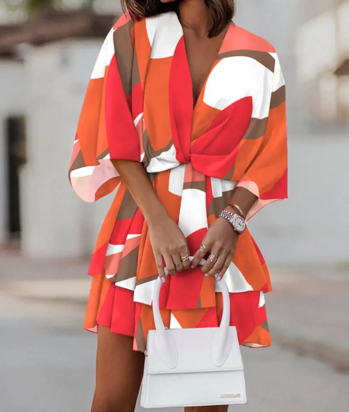 Valora - Floral Mini Dress
