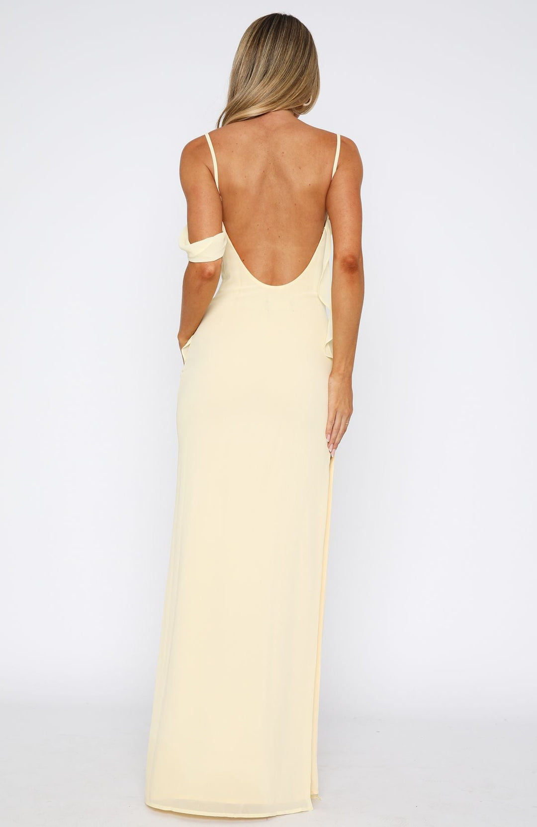 Mae- Lemon Love Blossoms Maxi Dress