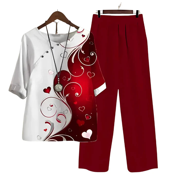 Liv - Elegant and Comfortable Shirt and Pants Set