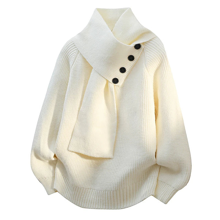 Arielle - Cozy Scarf-Neck Sweater