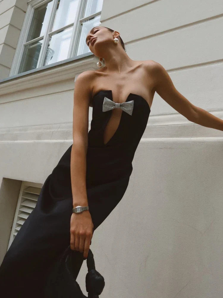 Kinslee™ | Refined Black Dress