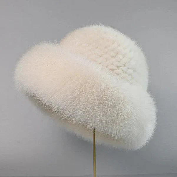 Jasmin | Elegant Hat Made from Natural Mink Fur
