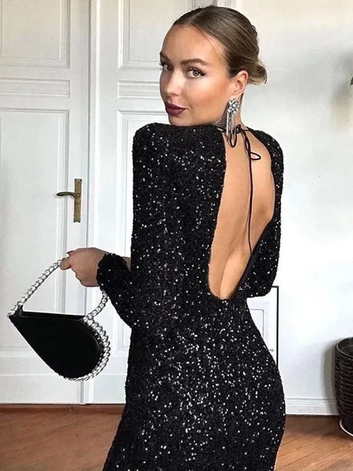 Elia™ | Sequin maxi dress