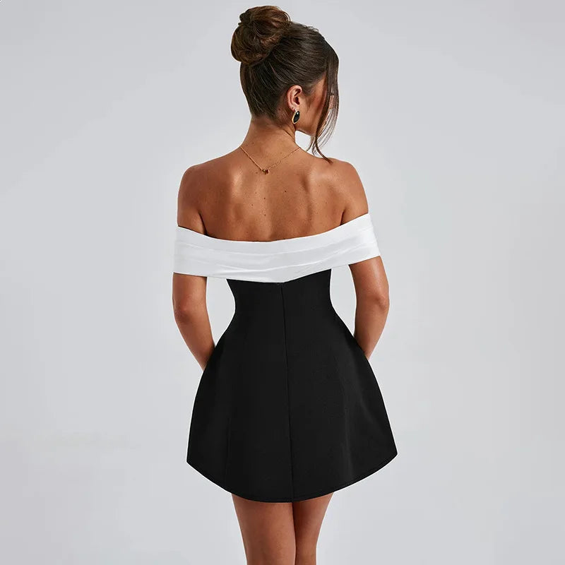 Elora™ | Elegant off-shoulder dress
