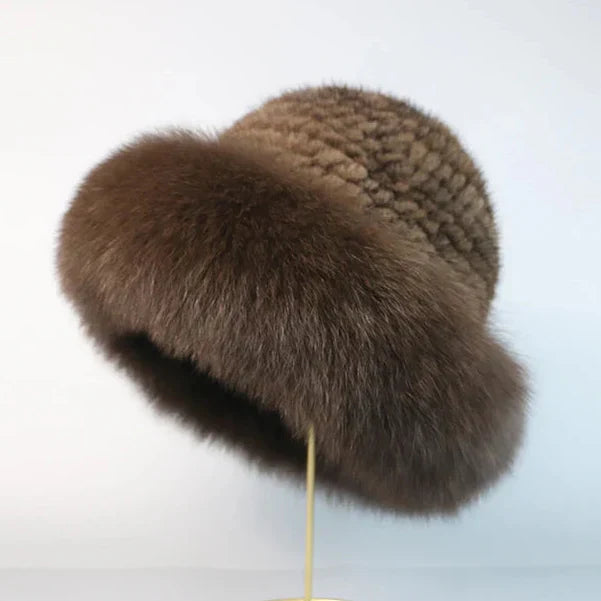 Jasmin | Elegant Hat Made from Natural Mink Fur